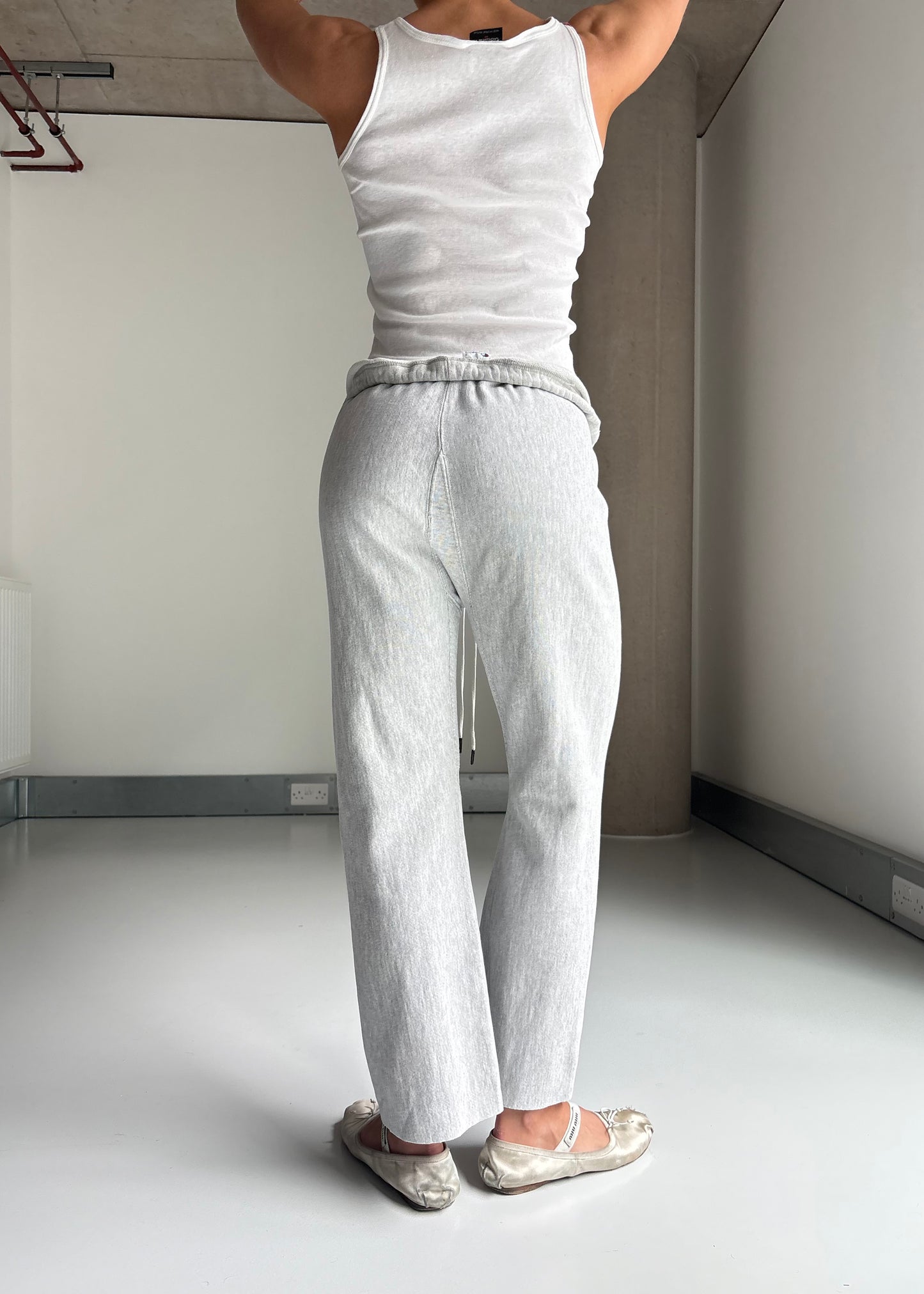 Reverse weave sweats
