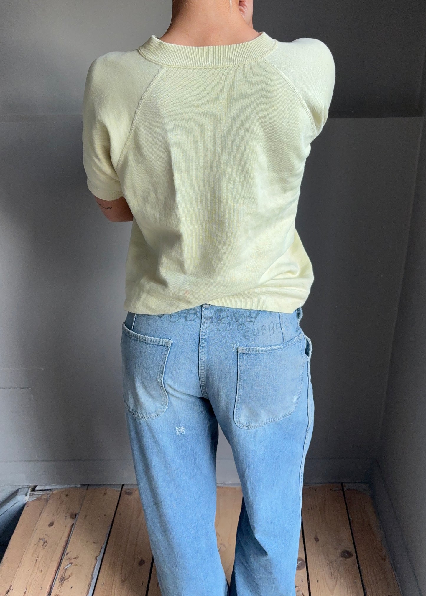 Lemon 60s painters sweat