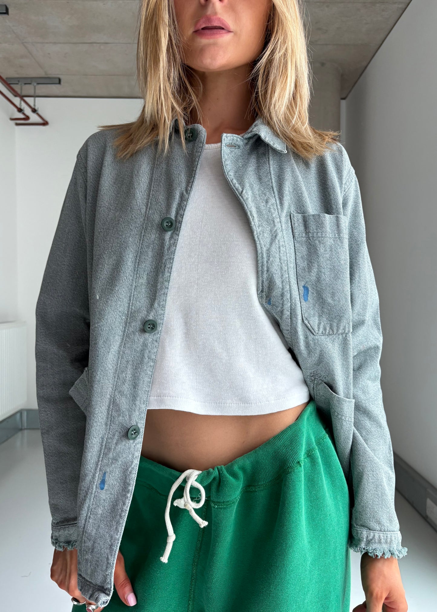 Swedish army jacket paint