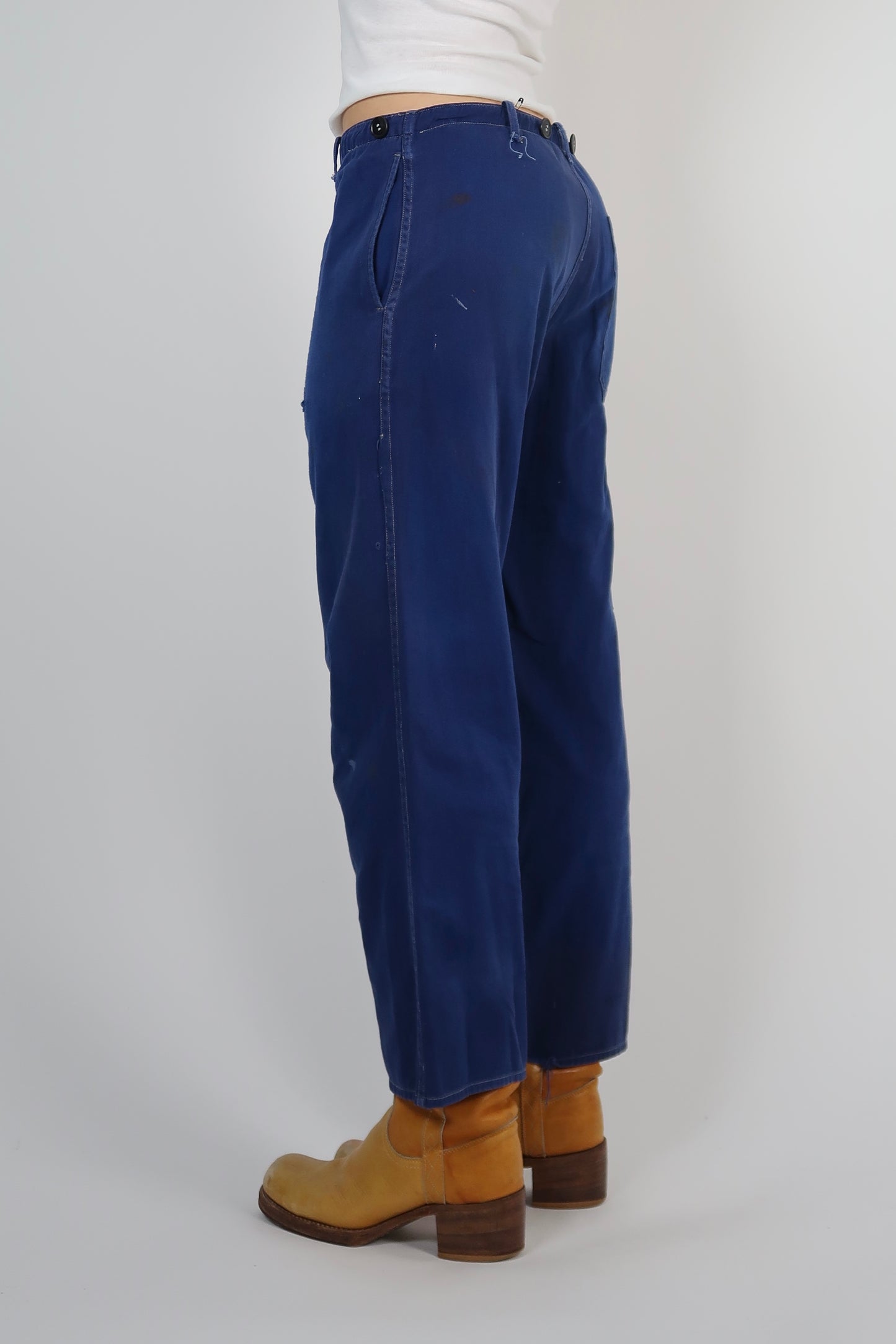 Blue workwear pants