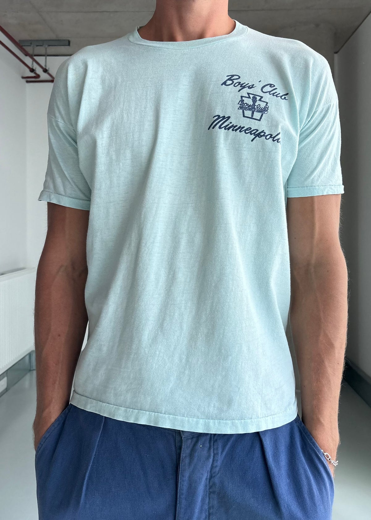 70s champion boys club tee