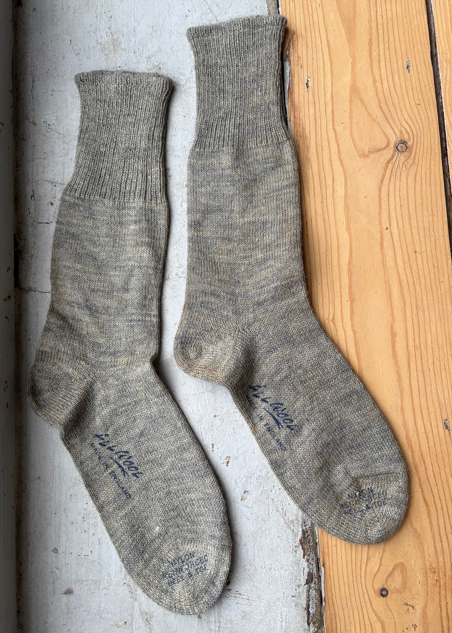 50s wool boot socks