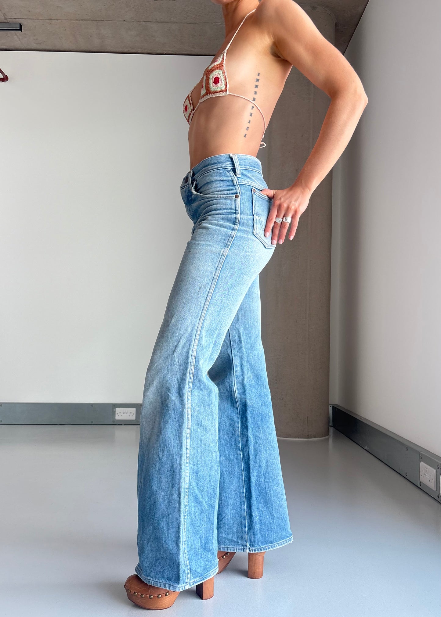 1970S WRANGLER FADED JEANS