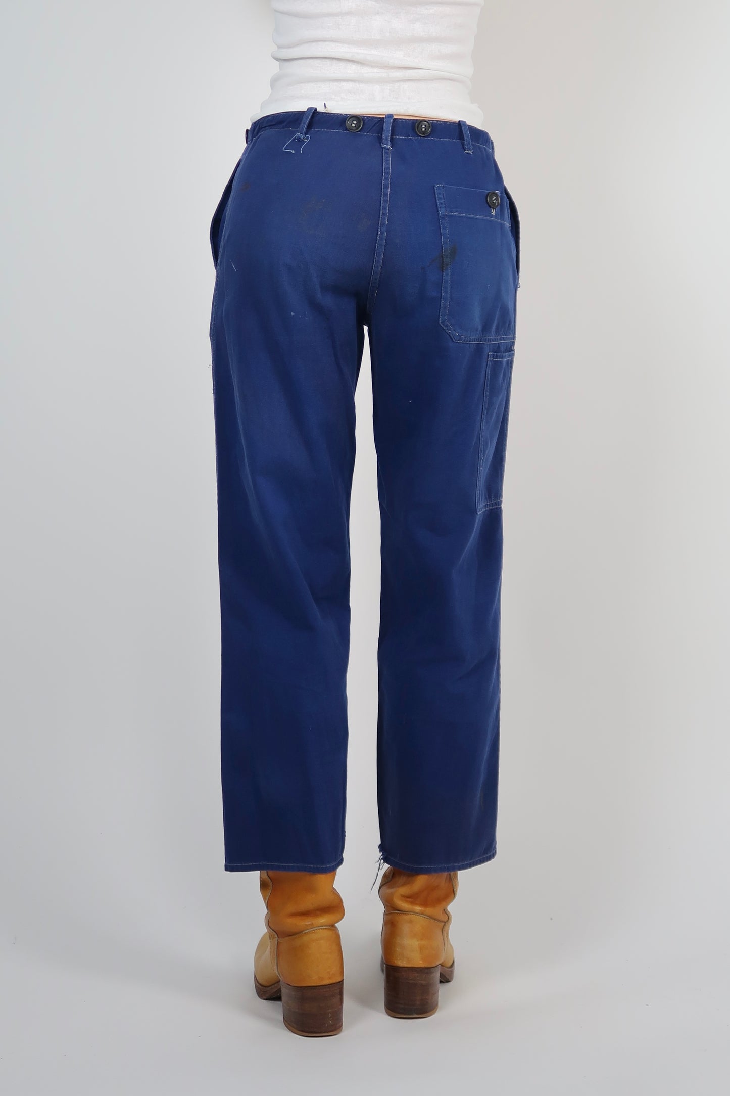 Blue workwear pants