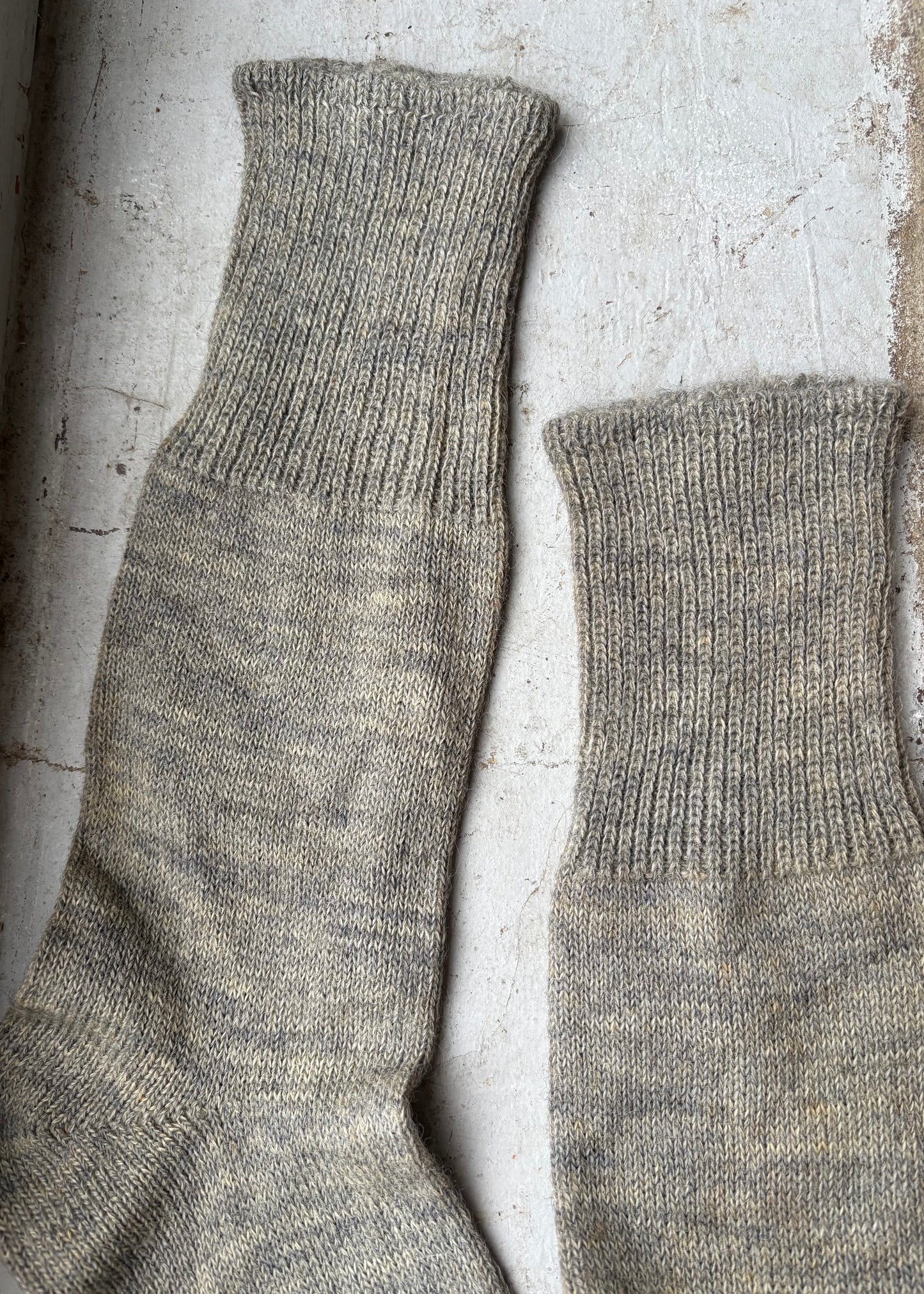 50s wool boot socks