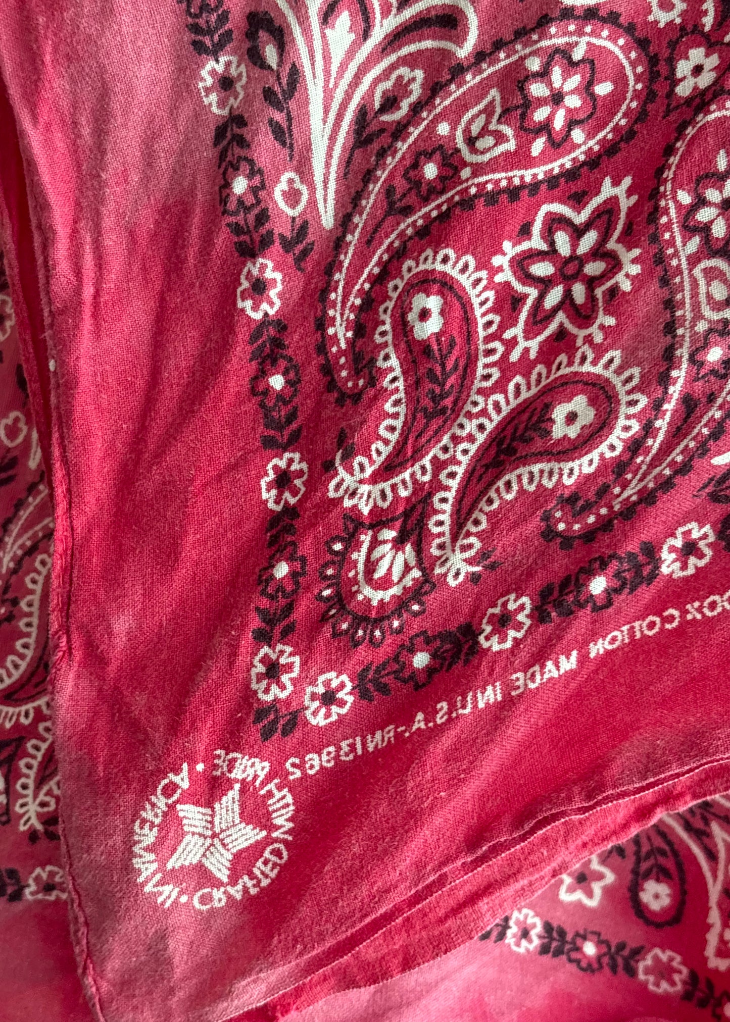 70S FADED COTTON BANDANA