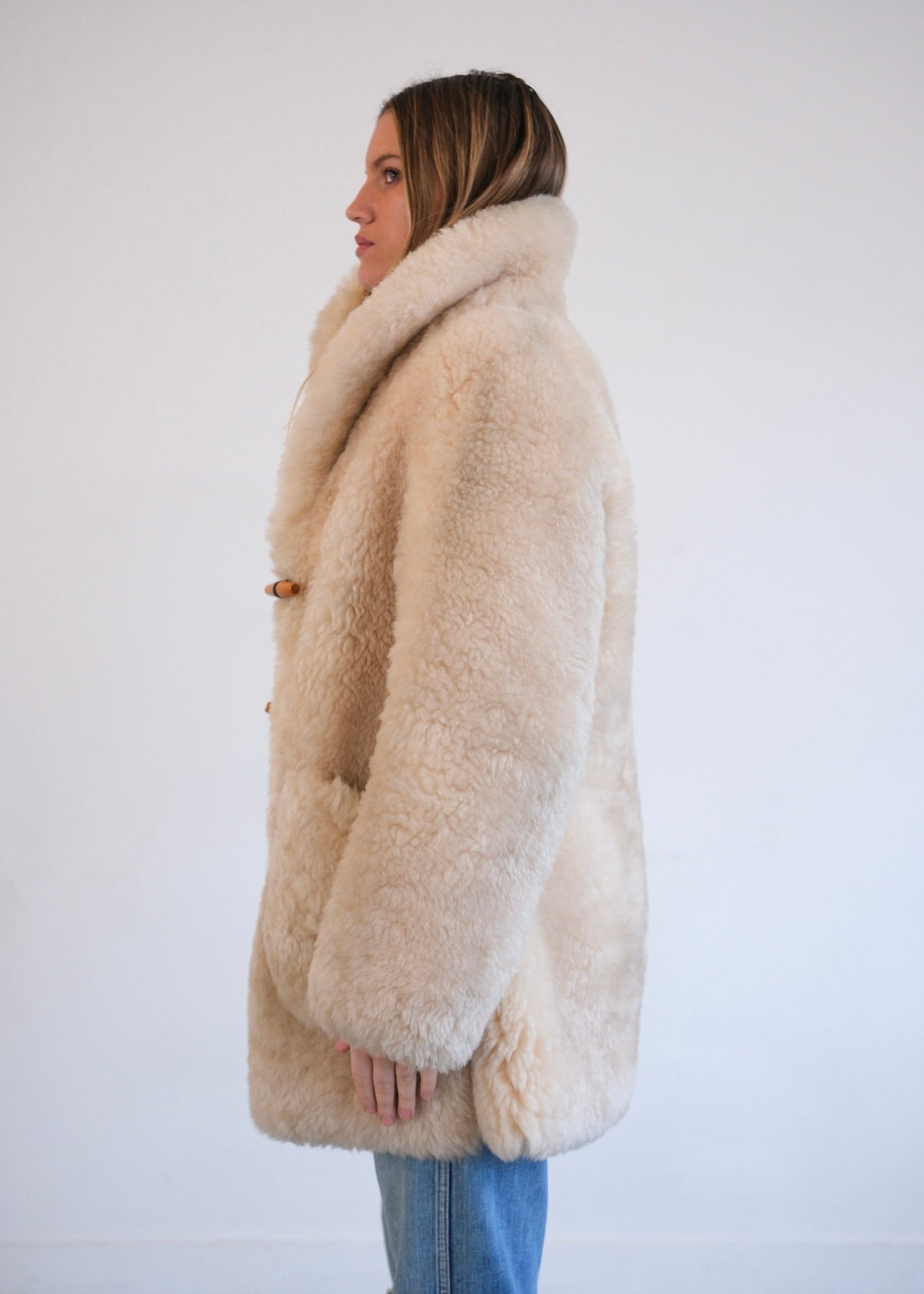 Sheepskin coat