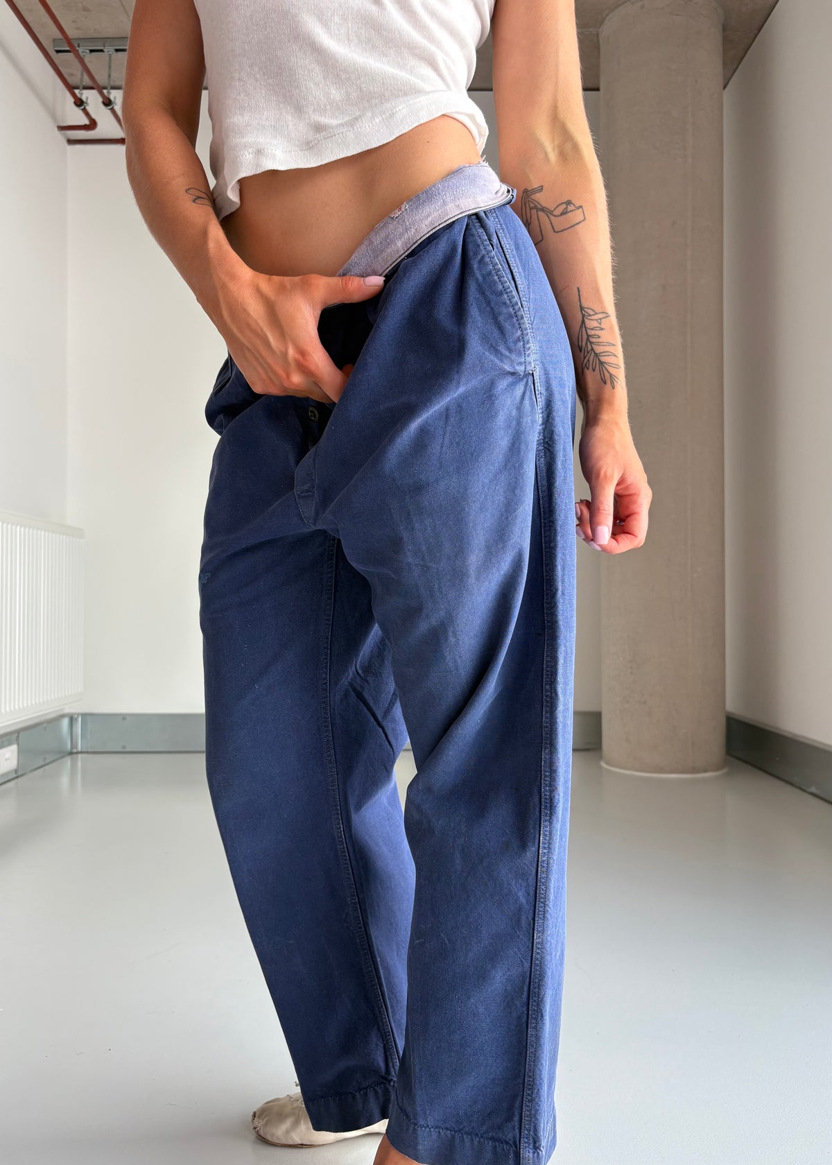 50s french work pants