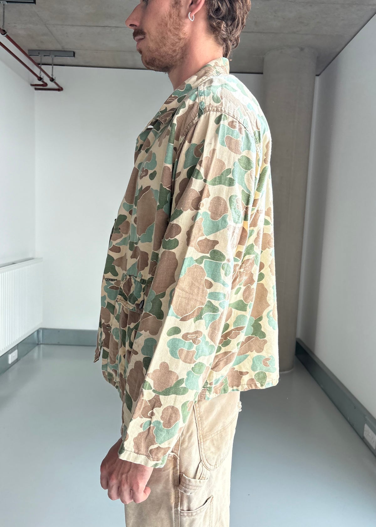 LIGHTWEIGHT COTTON CAMO JACKET