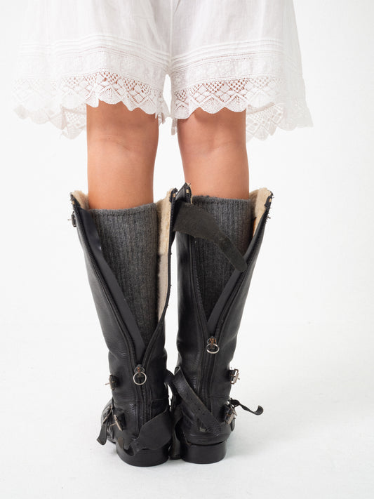 1980S AVIAKIT LEWIS LEATHERS BOOTS