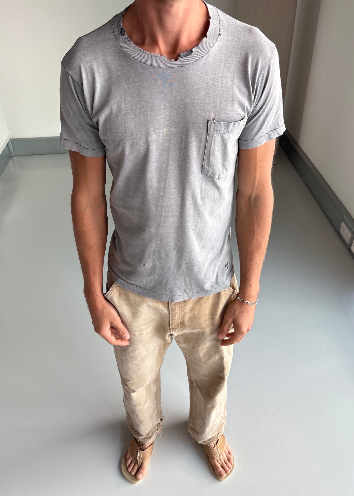 70s sun faded tee