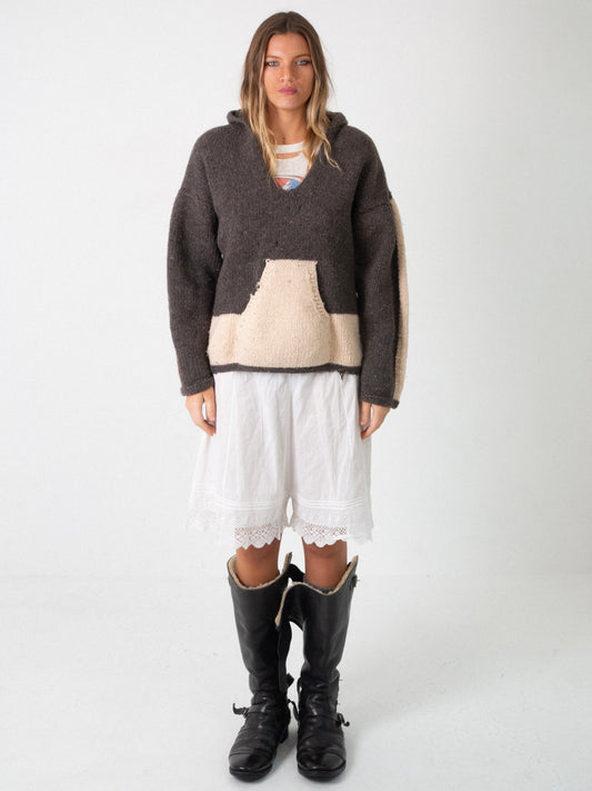 60S KNIT HOODIE