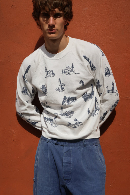 80s printed sweatshirt
