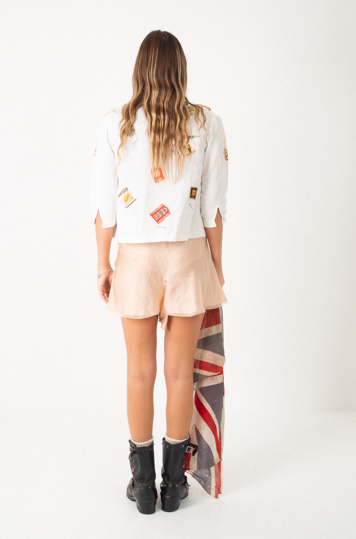 60S CROPPED ALCOHOL SHIRT