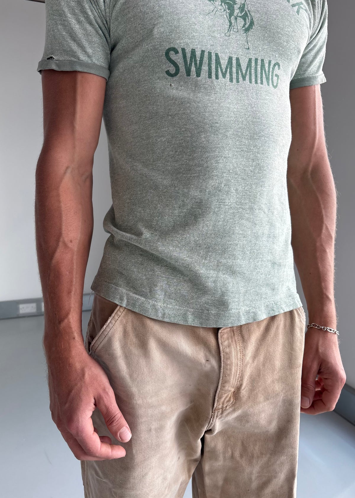 70S CHAMPION EVERGREEN PARK TEE
