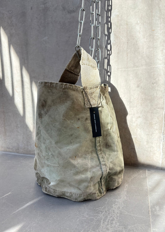 1940S CANVAS BUCKET BAG