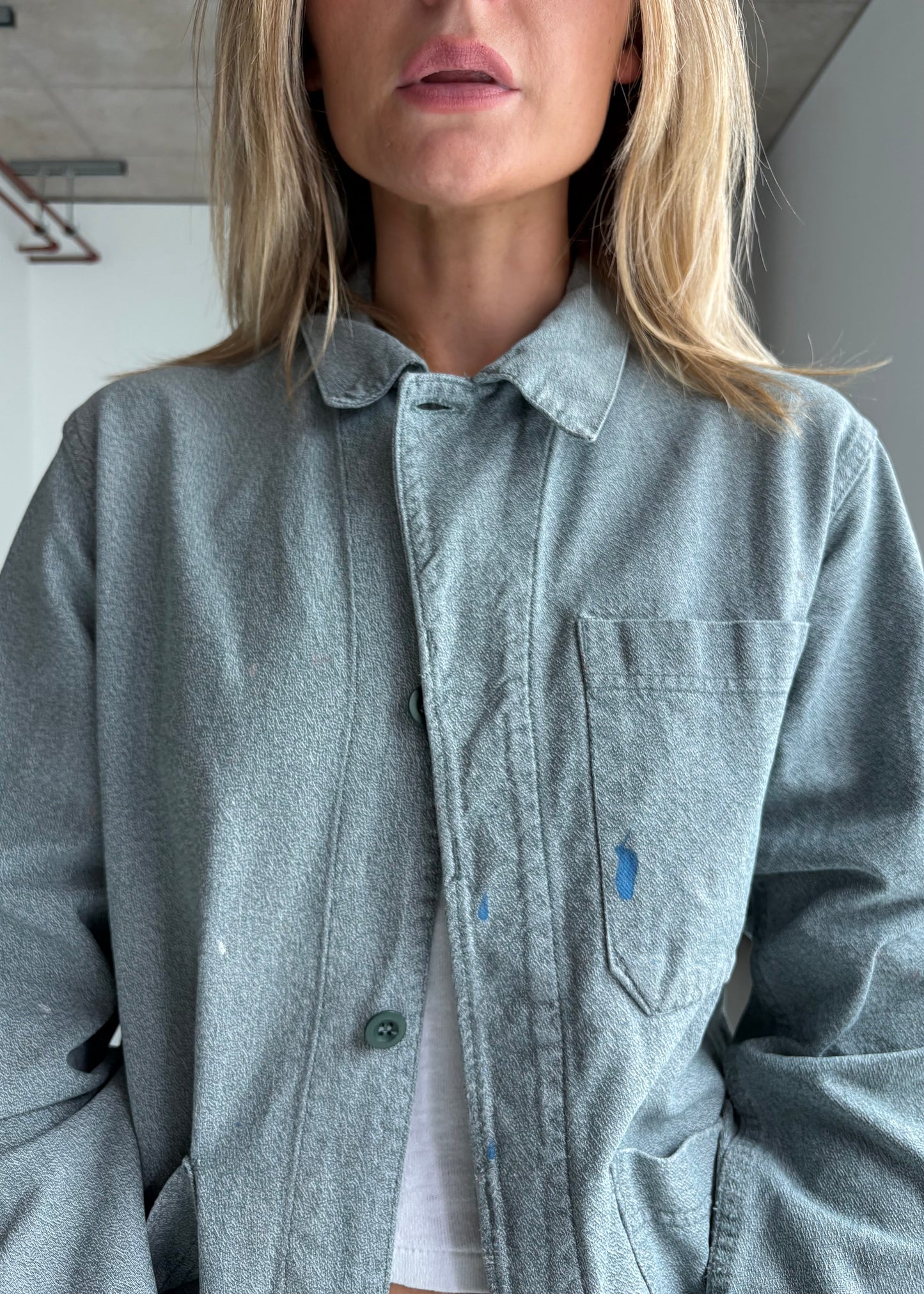 Swedish army jacket paint
