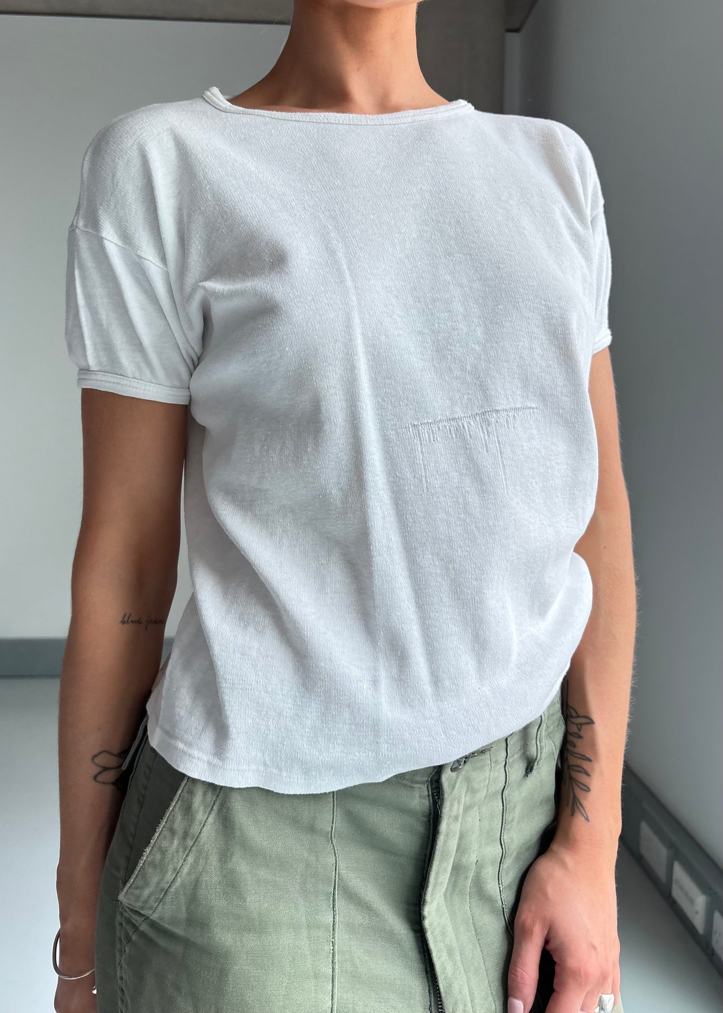 60s white tshirt