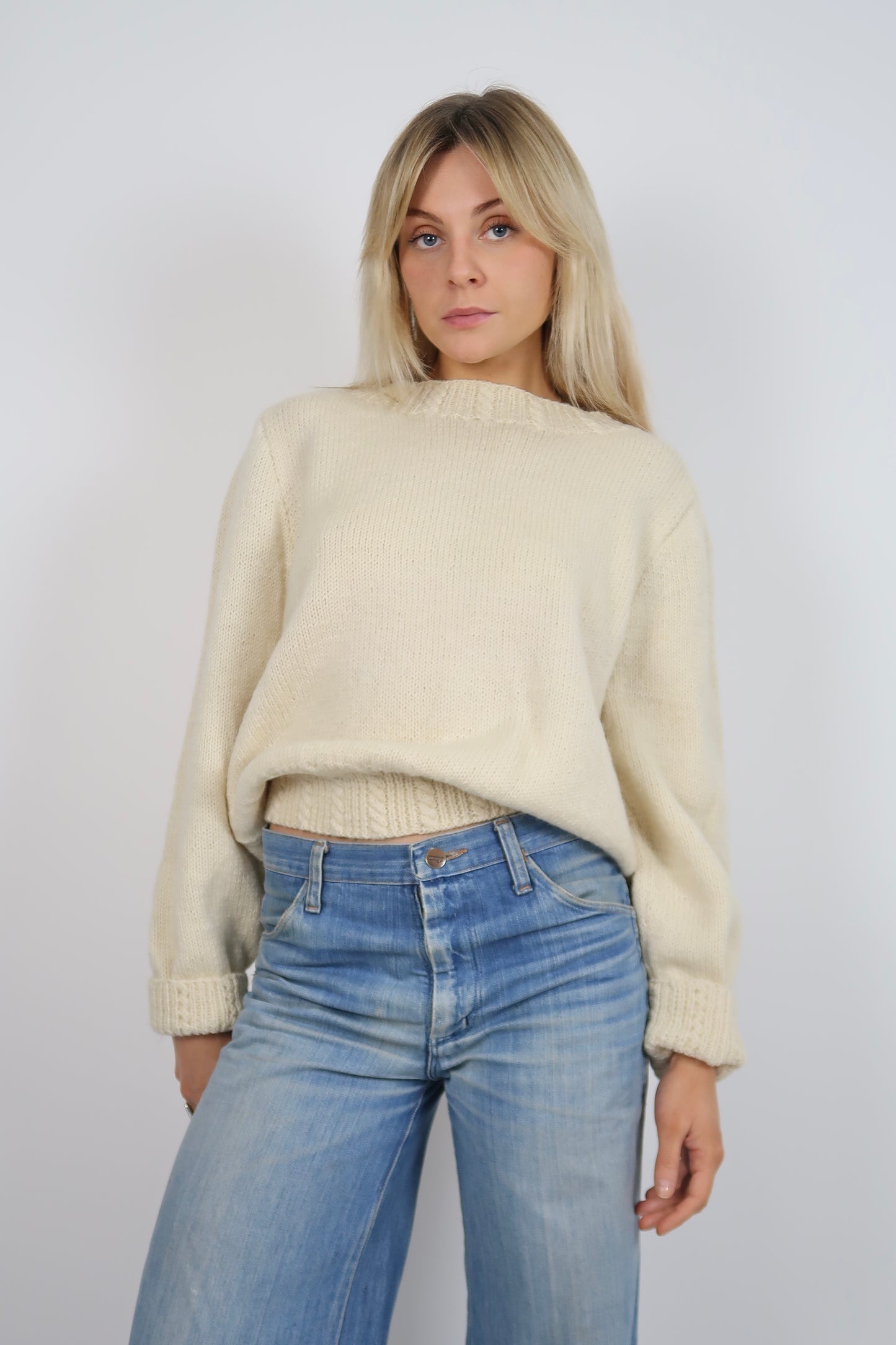 1950s handknit jumper