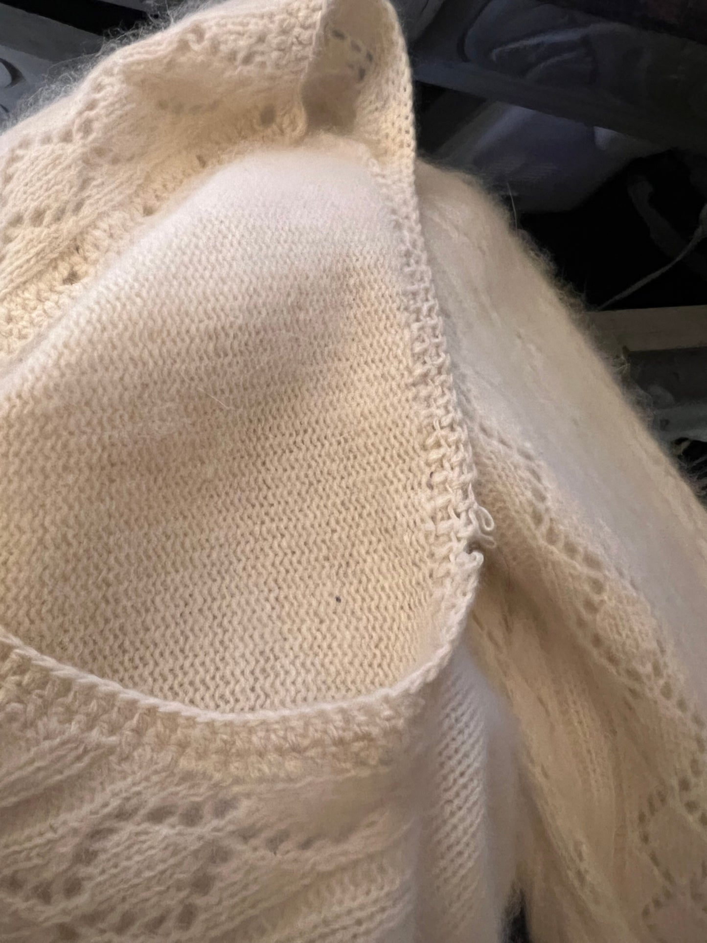 1970s angora knit dress