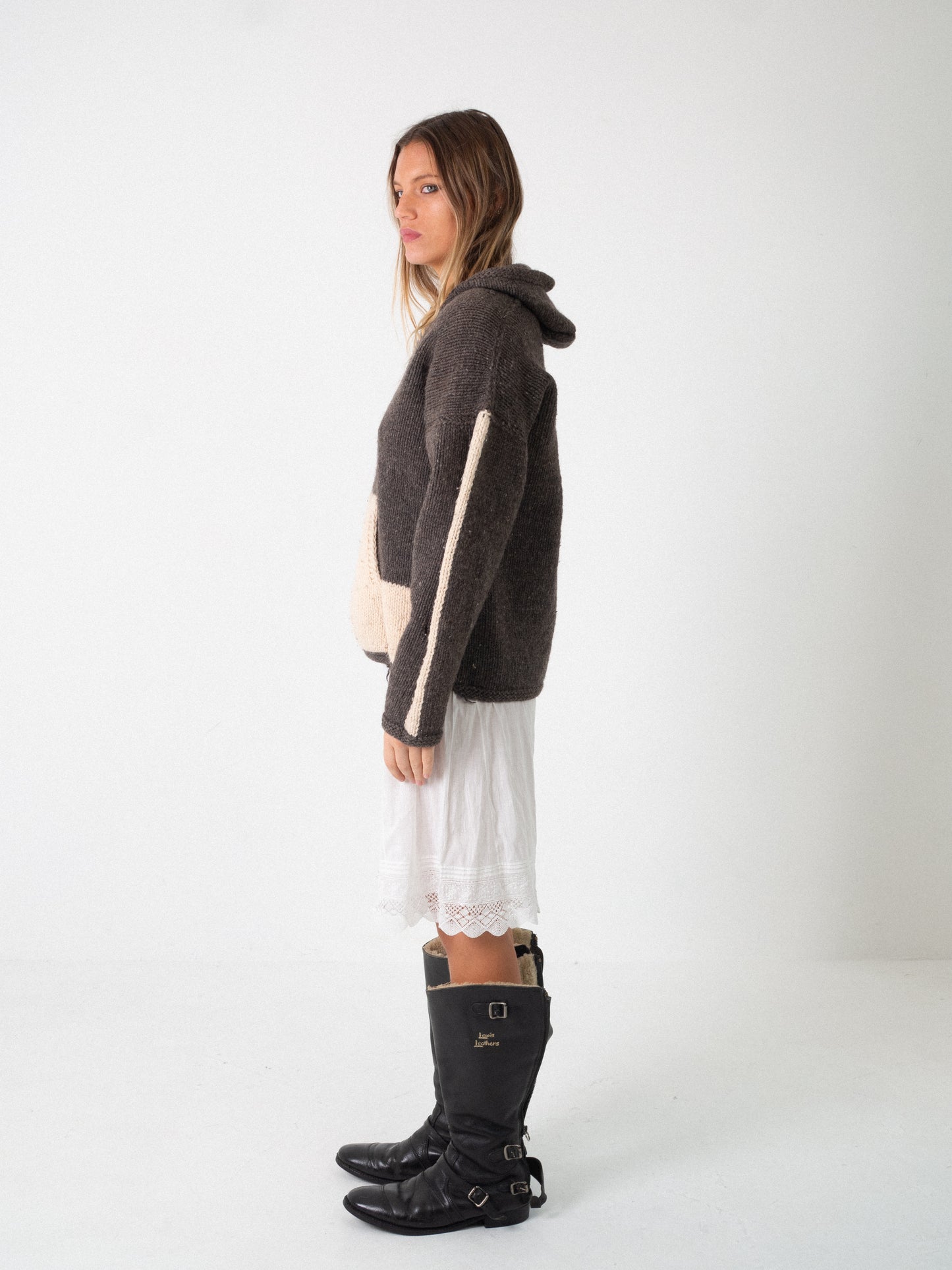 60S KNIT HOODIE