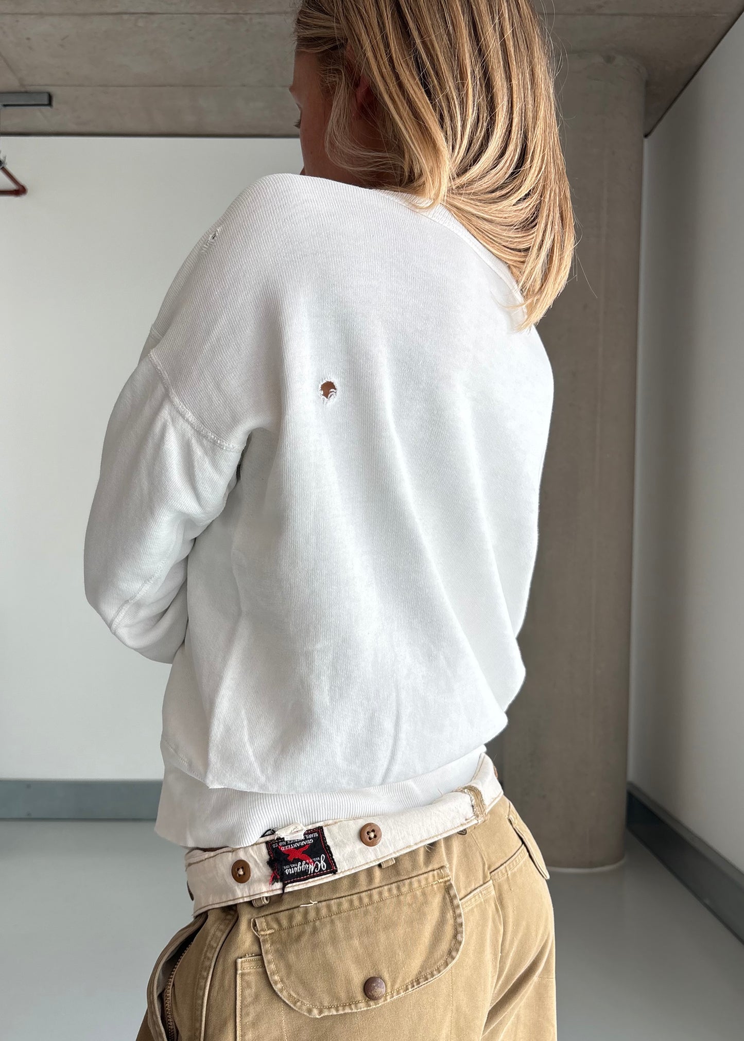 50S WHITE SWEATSHIRT