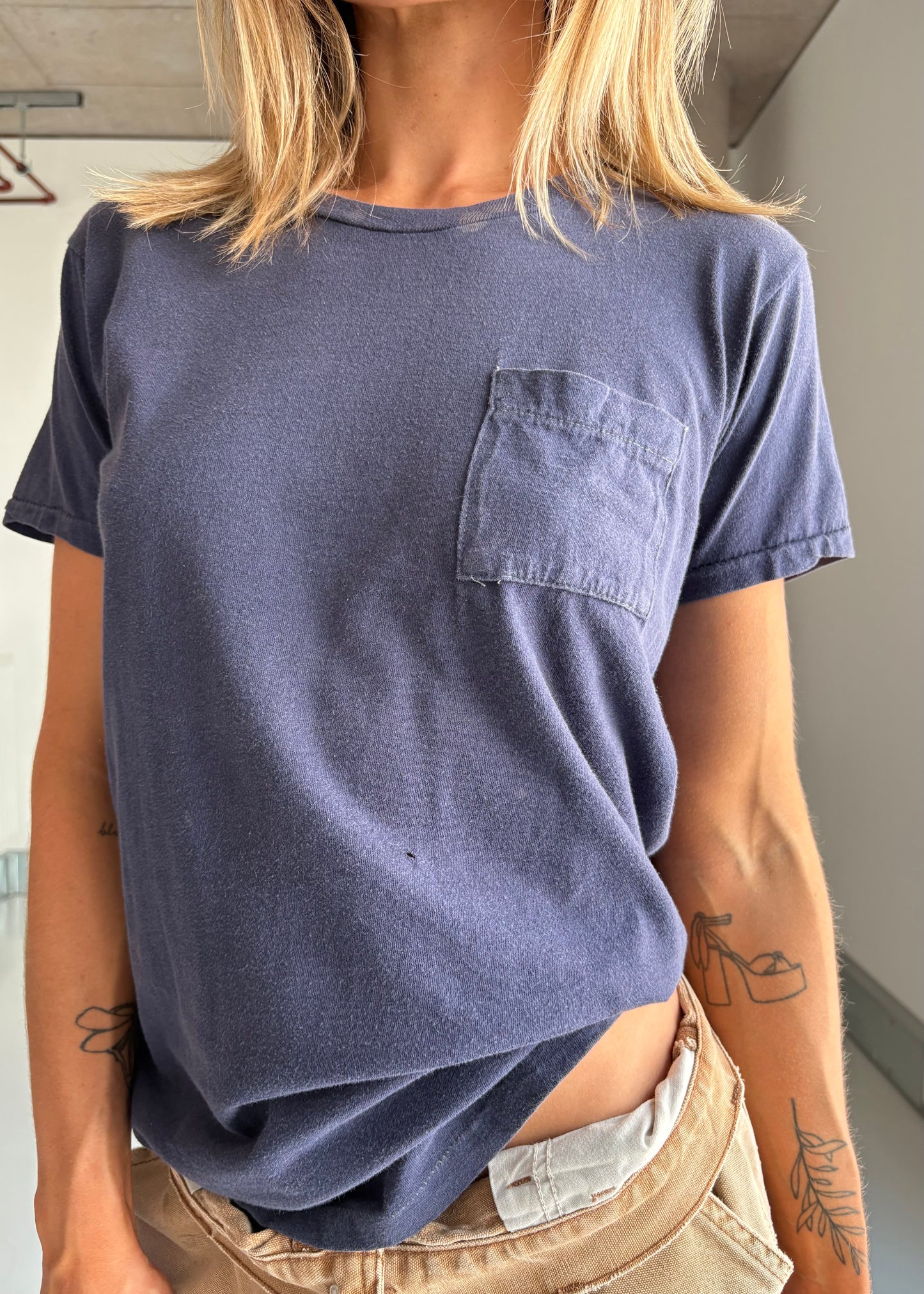 70S SELVEDGE POCKET TEE