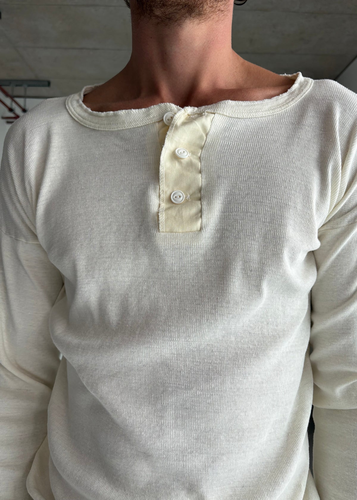 70S COTTON HENLEY