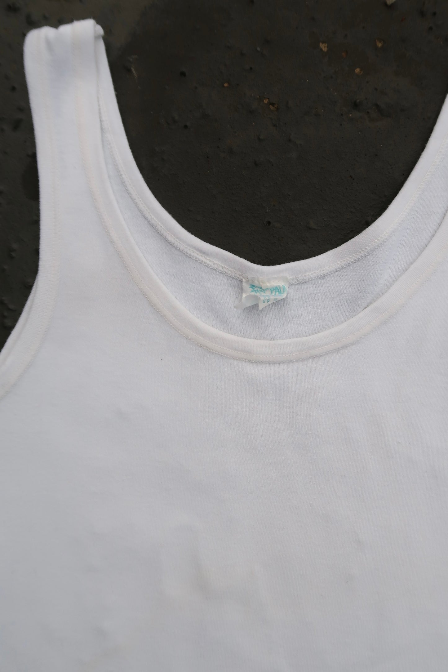 70s white tank