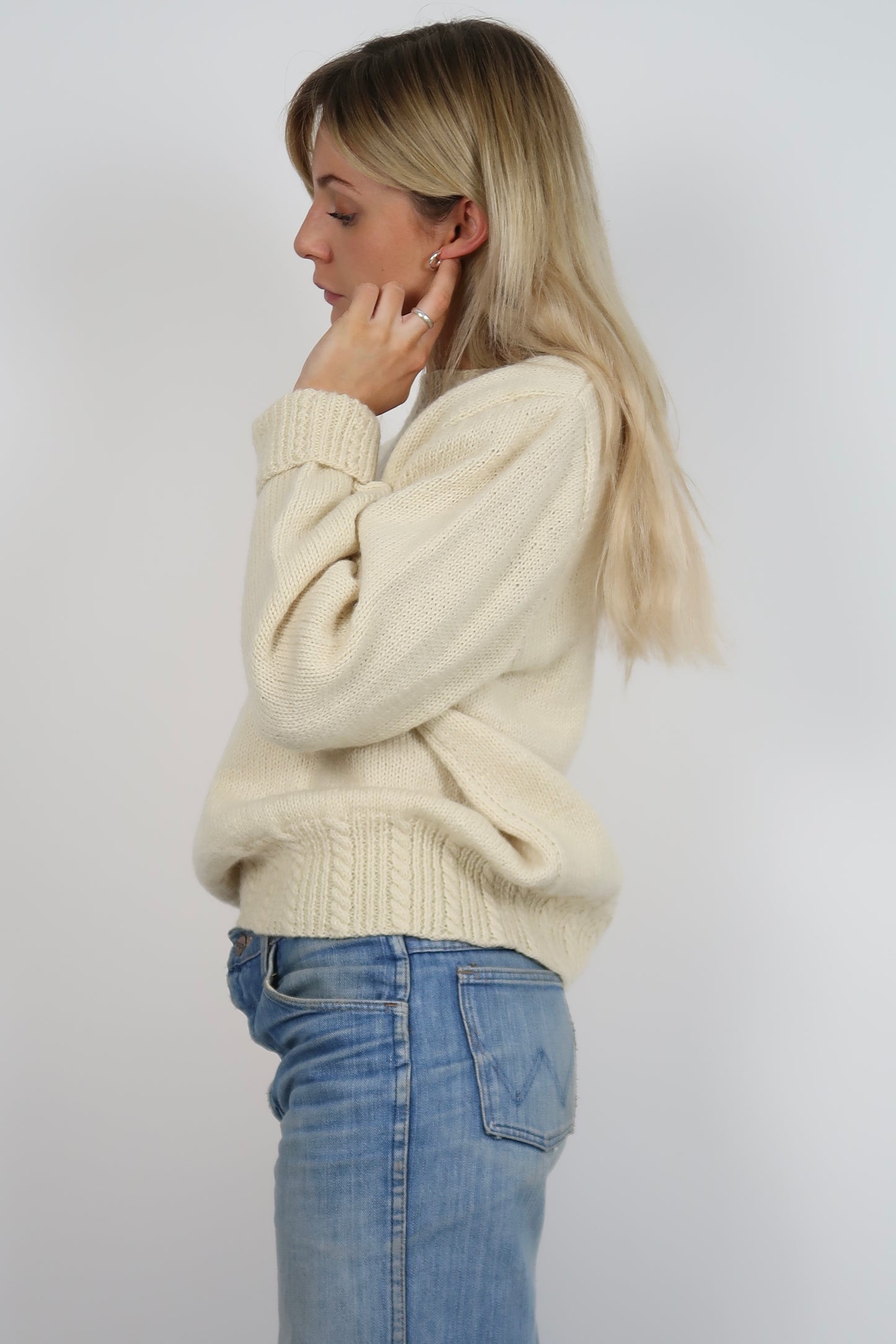 1950s handknit jumper