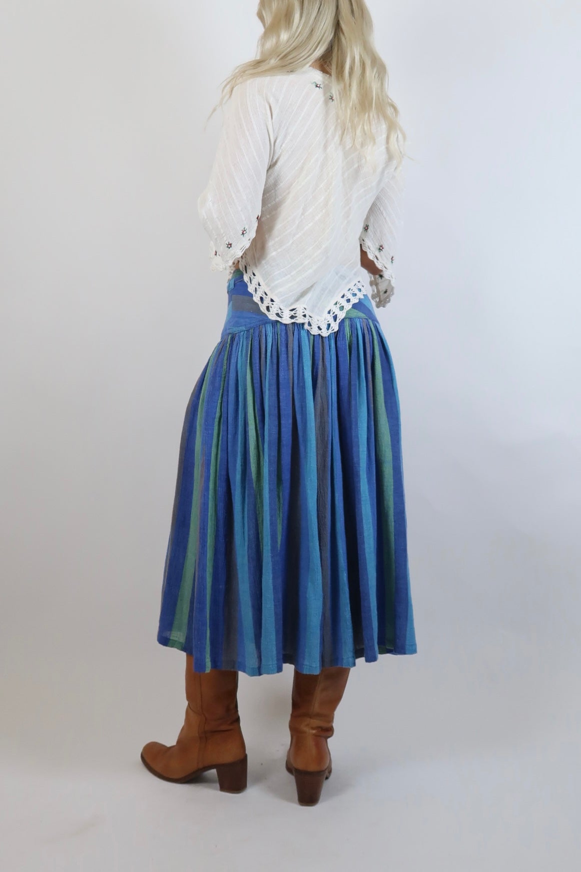 1970s cheesecloth monsoon skirt