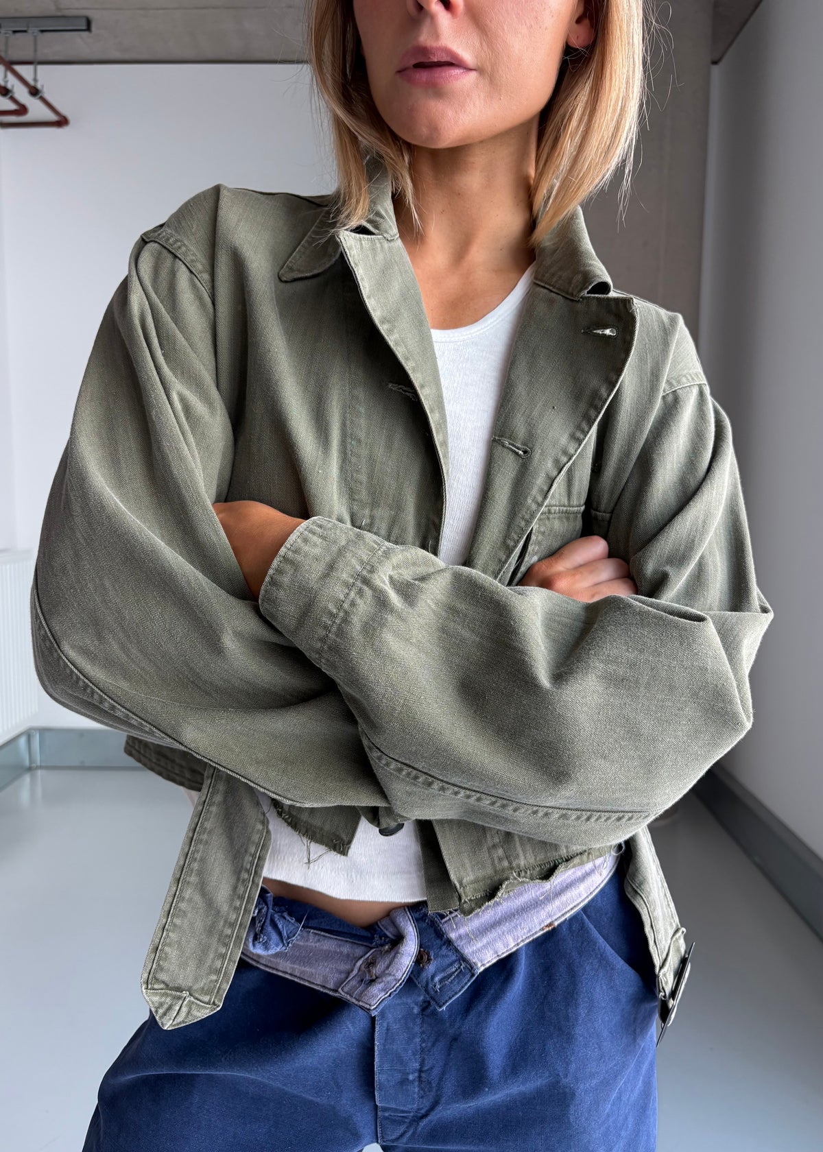 13 star cropped jacket