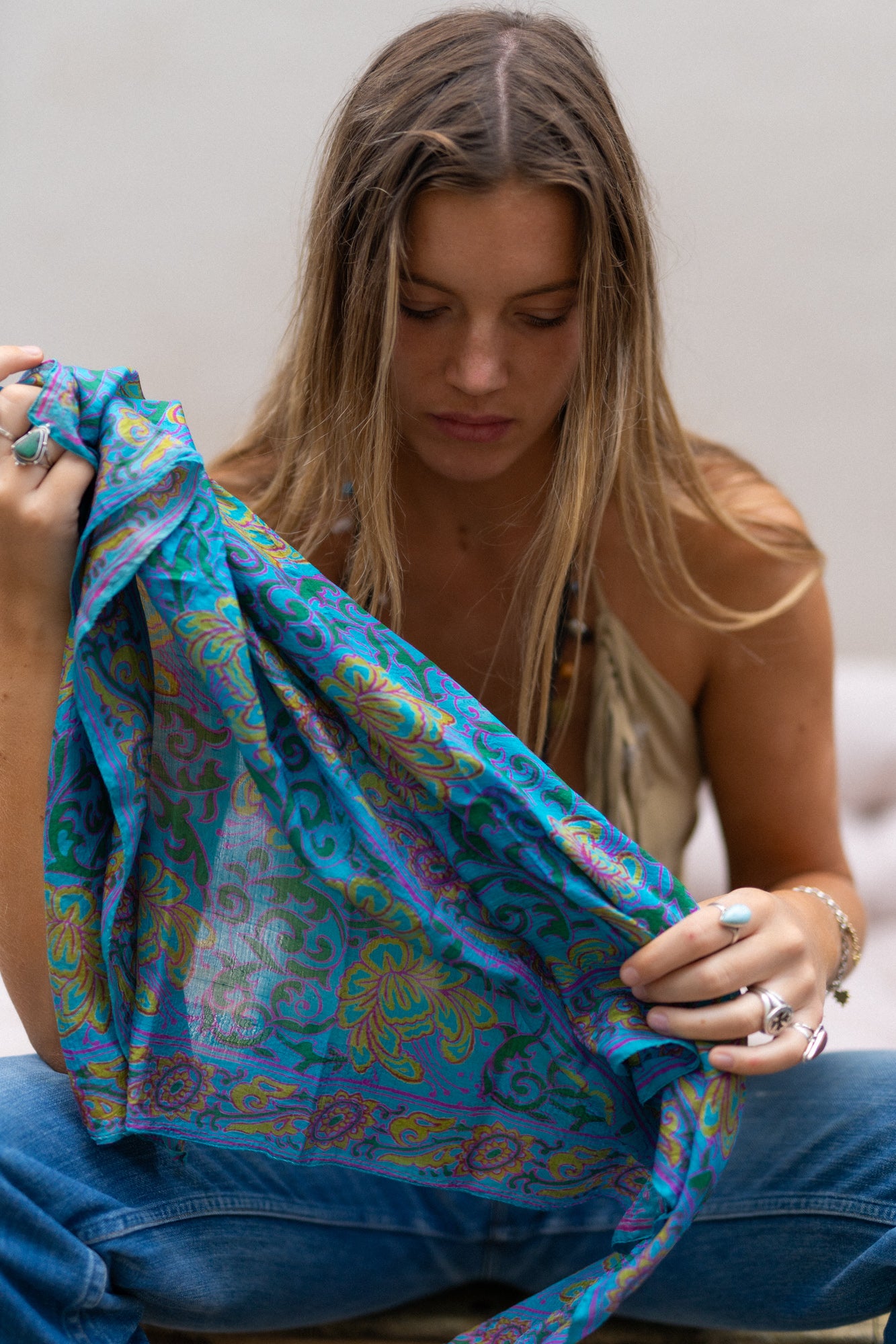 INDIAN SILK SCARF