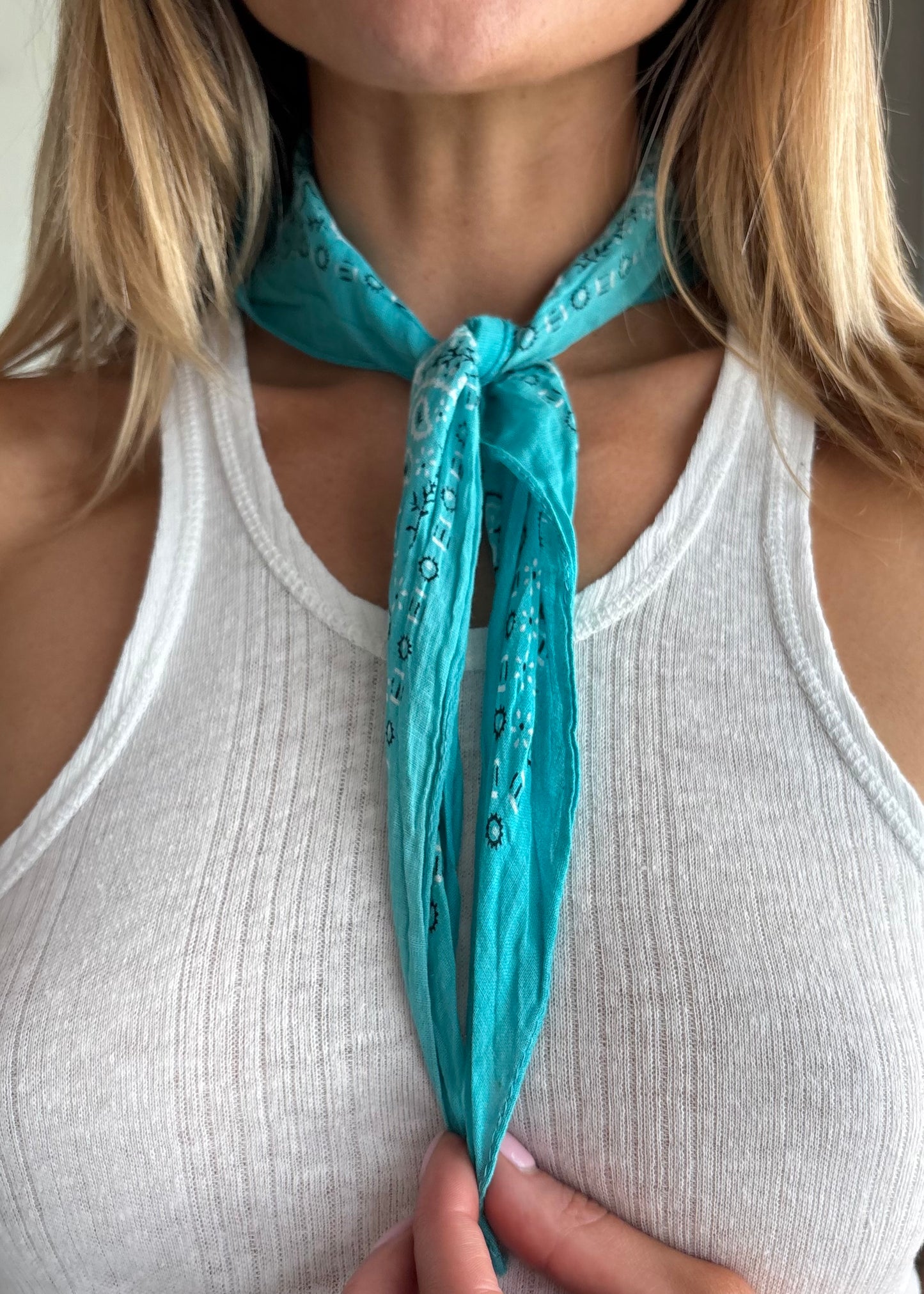SKINNY BANDANA BLUE