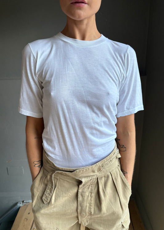 1970s white t-shirt