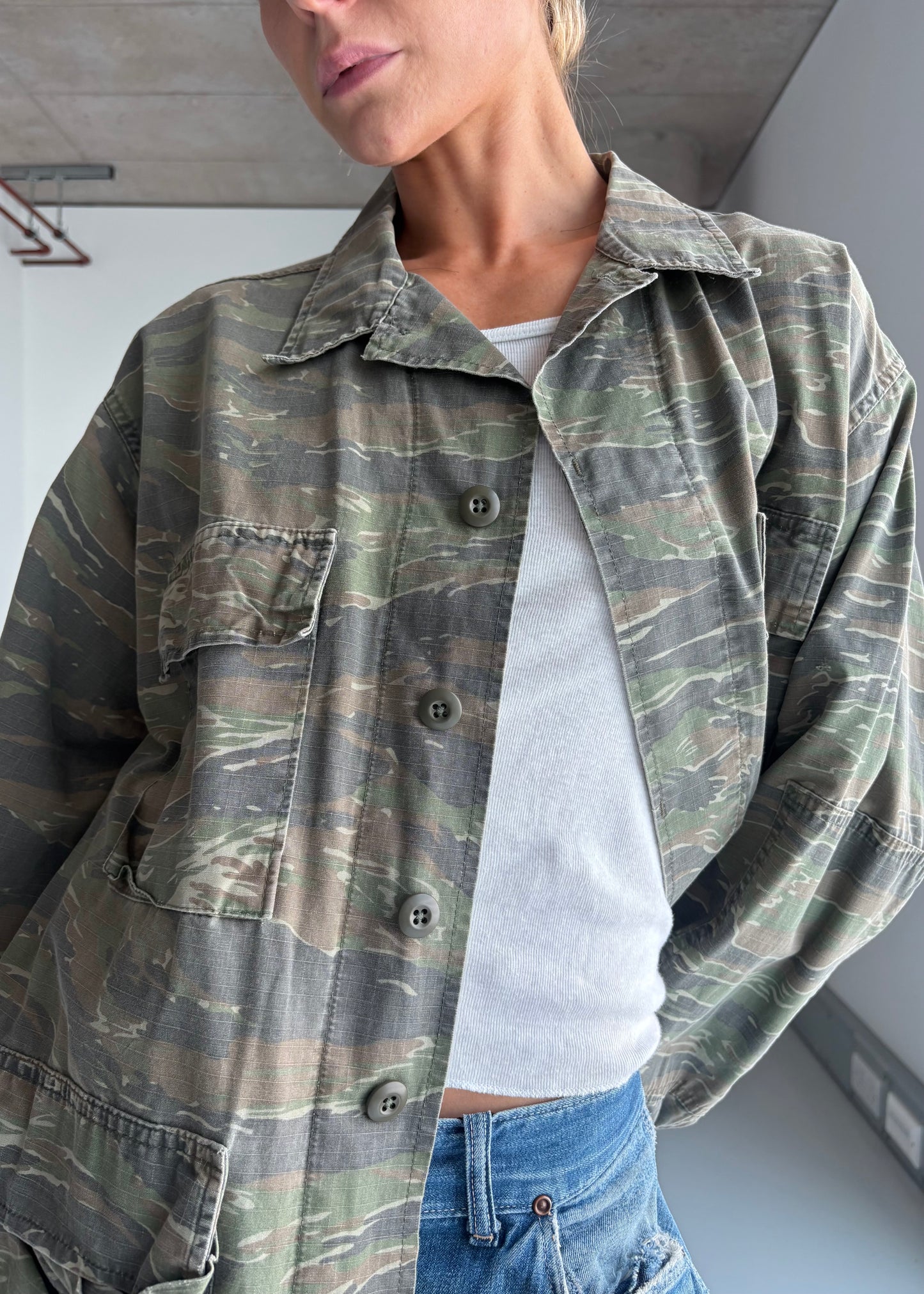 1980s camo shirt