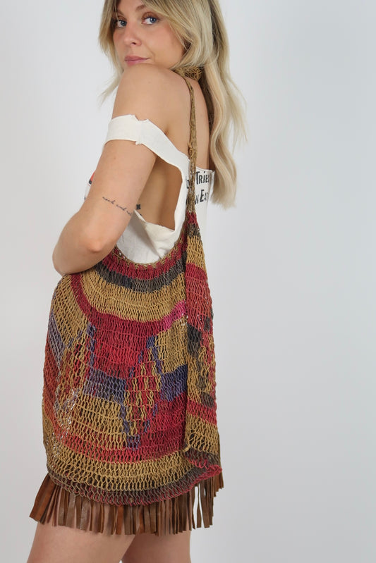 70s/80s straw bag