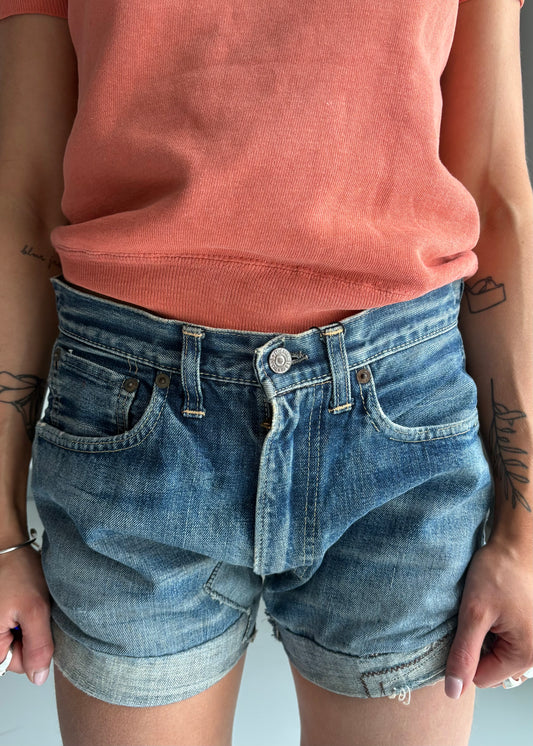 Levi’s custom cut offs