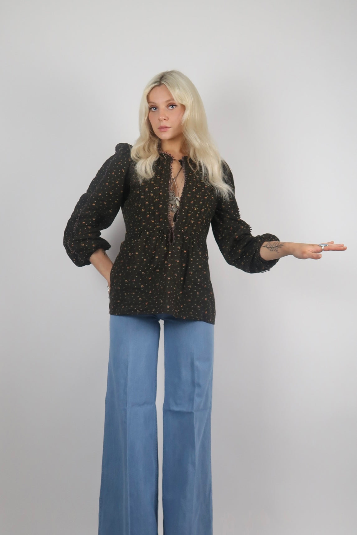 1970s Laura Ashley blouse