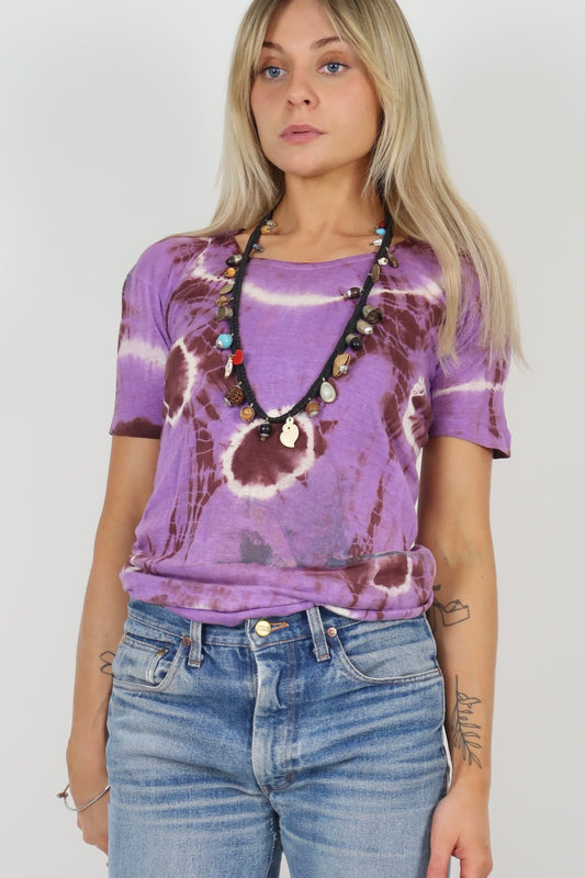 1970s cotton tie dye tshirt