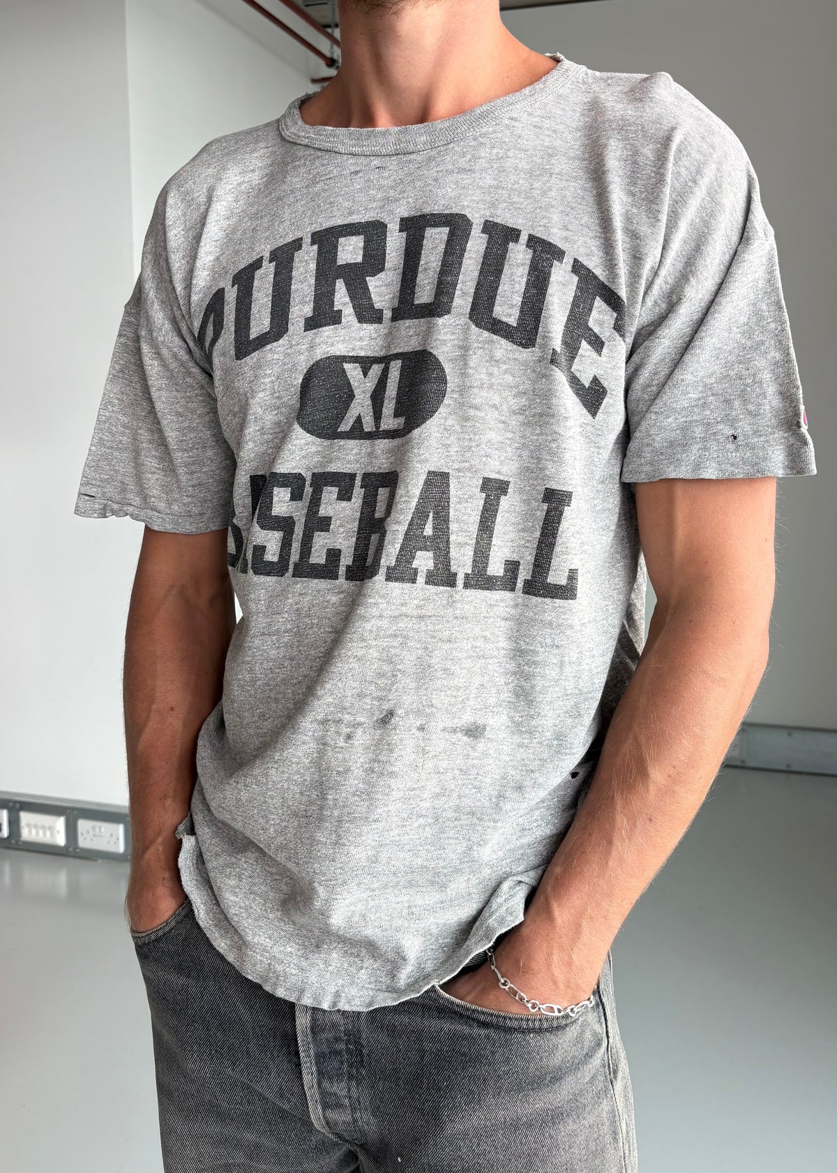 80s baseball tee