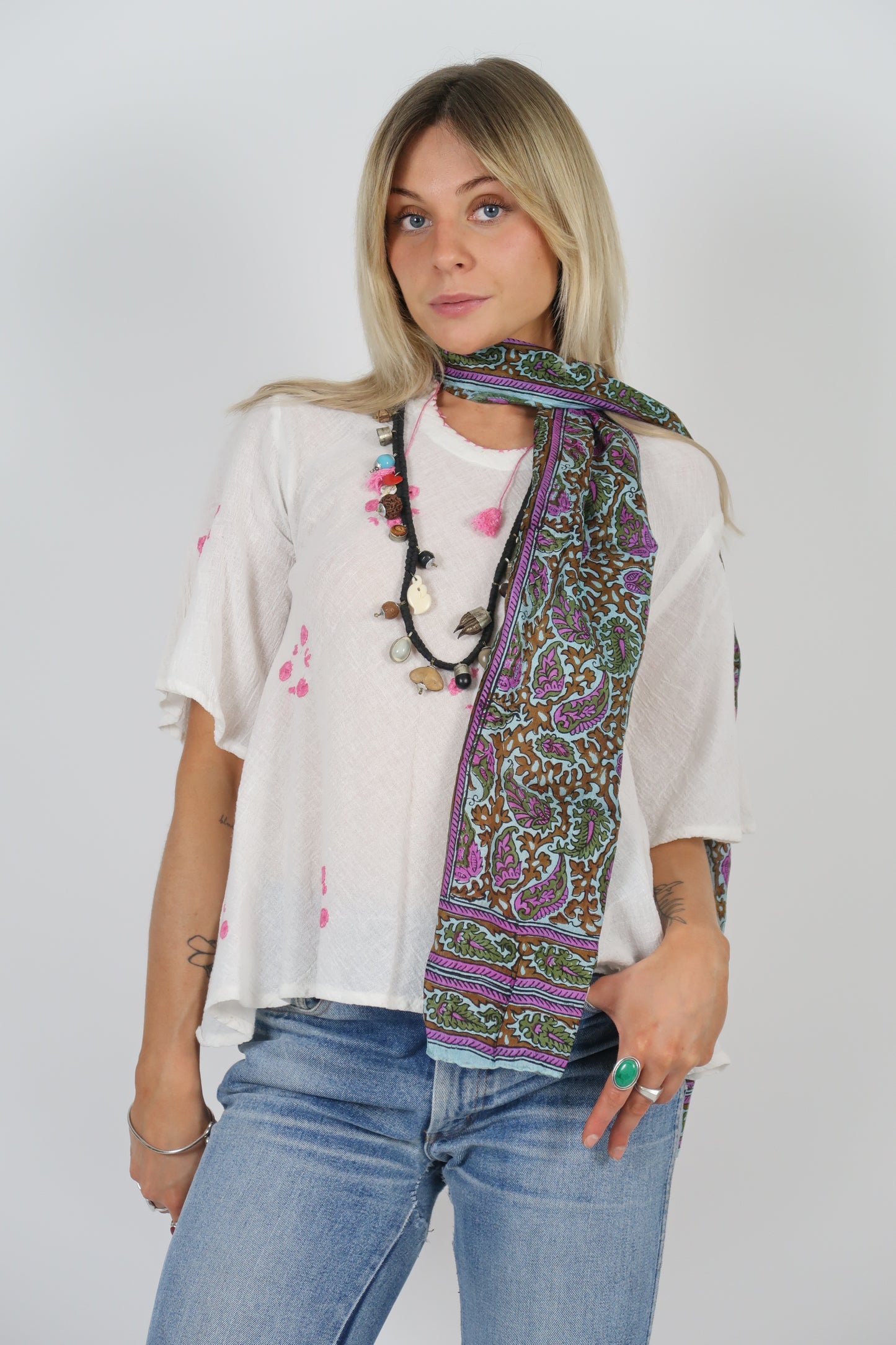 1960s silk scarf