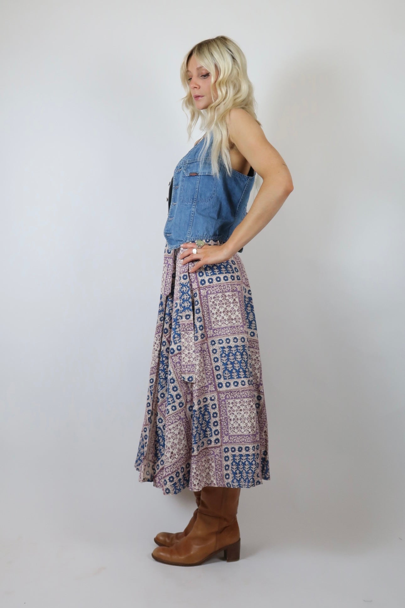 1970s wrap skirt