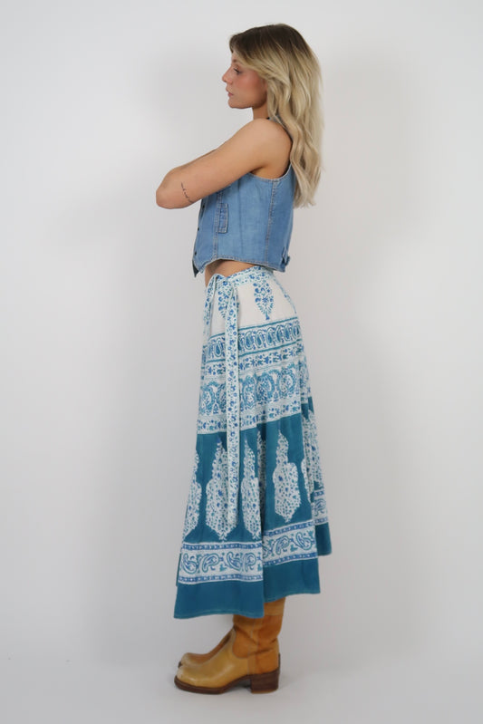 1970s Phool midi skirt