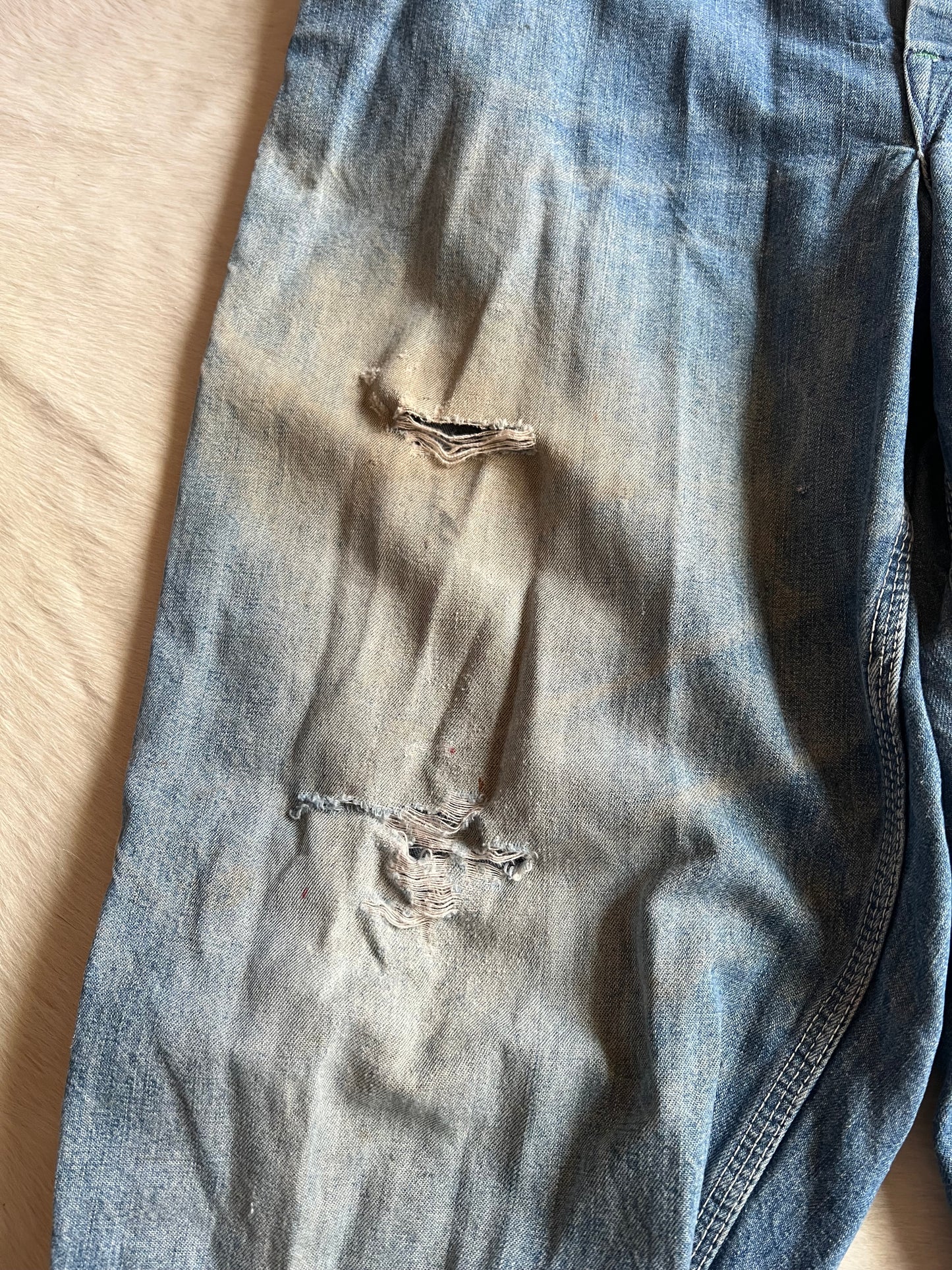 1980s Oshkosh worn in overalls