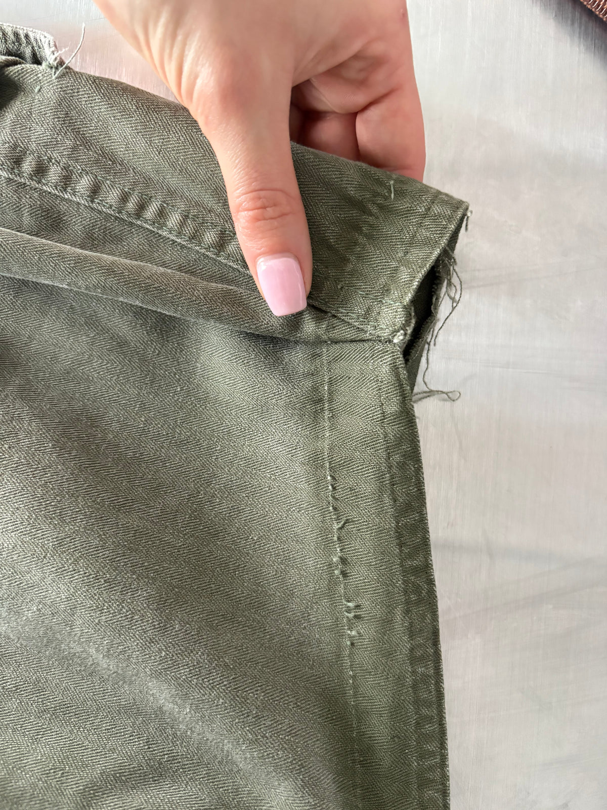 1940S HERRINGBONE PANTS