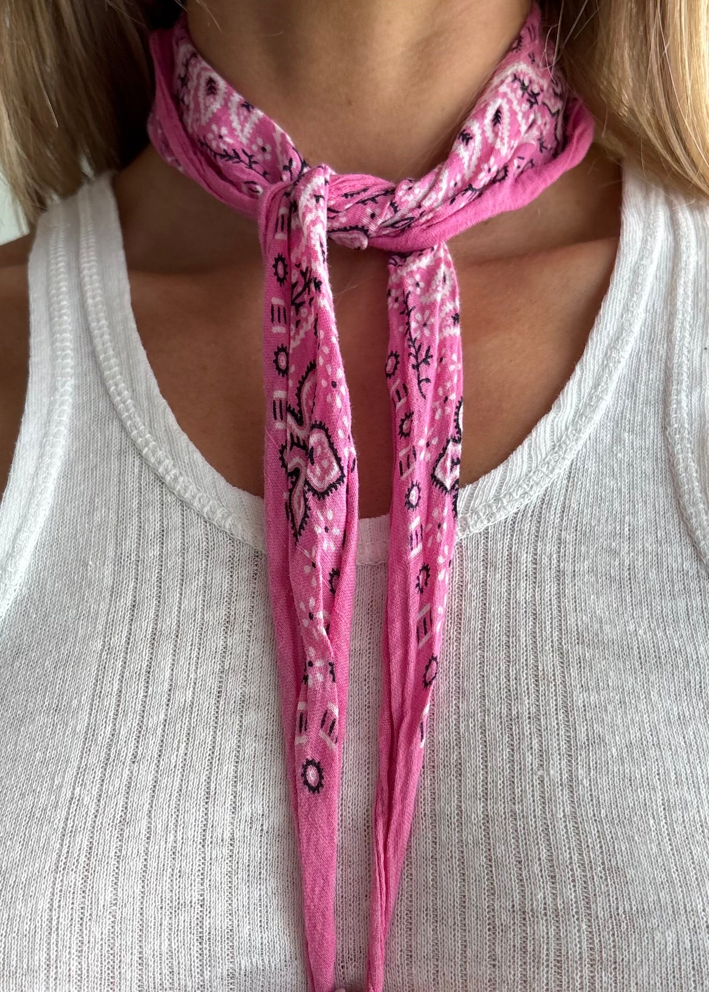 SKINNY BANDANA PINK