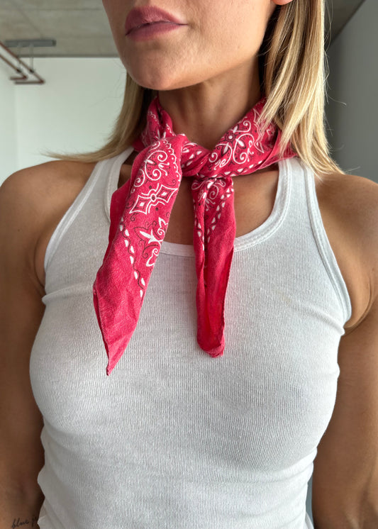 70S FADED COTTON BANDANA
