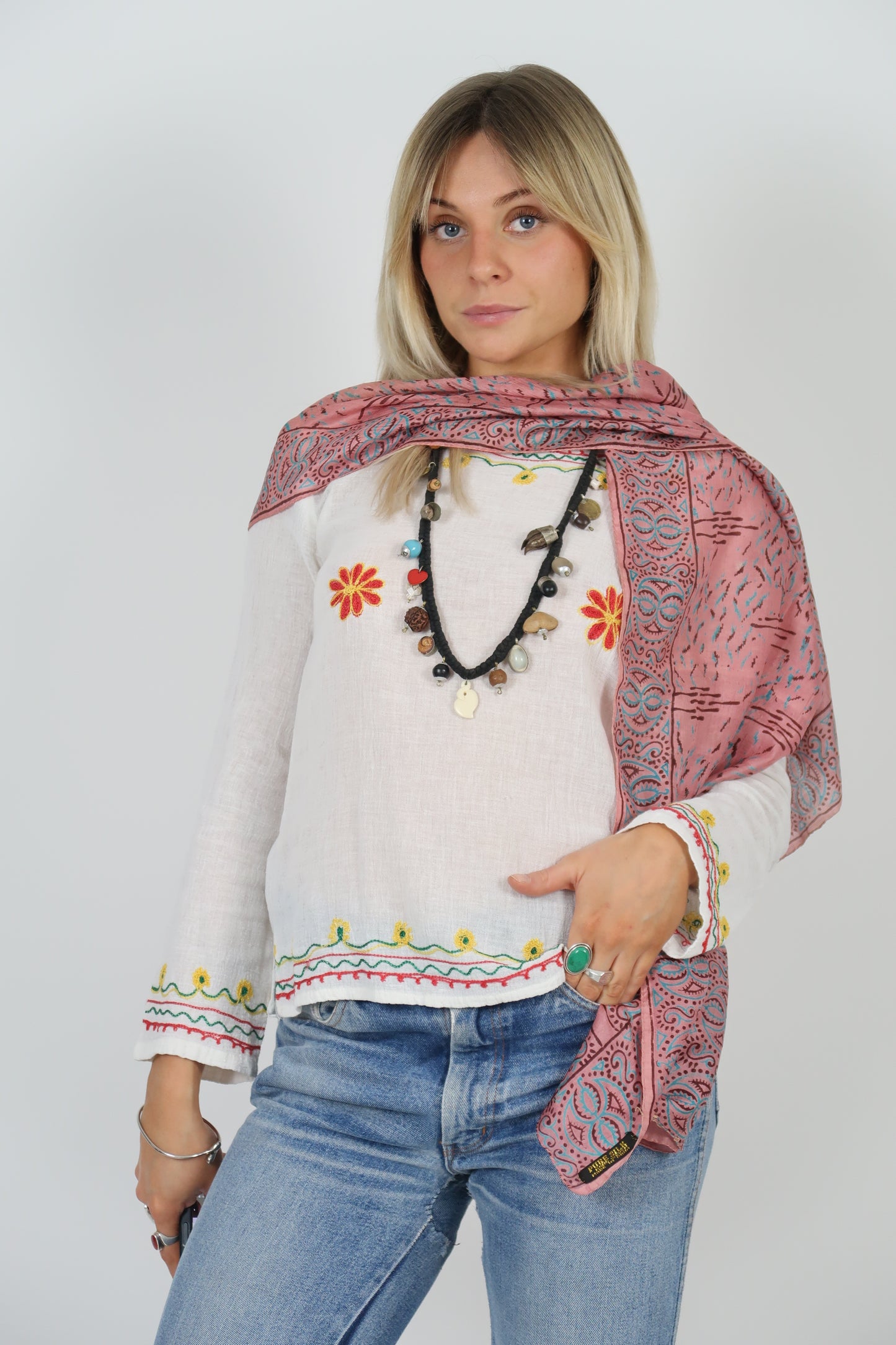 1970s silk scarf