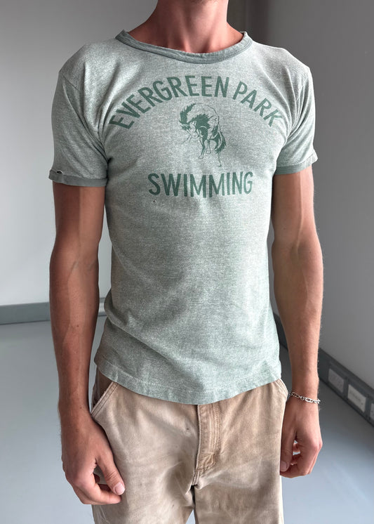 70S CHAMPION EVERGREEN PARK TEE